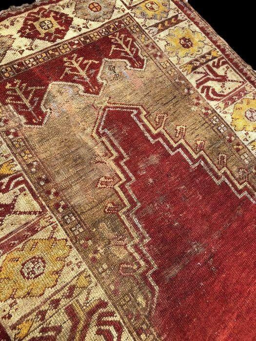 Tapis Moudjour de prière ancien, 105 x 160 cm, laine / laine, Anatolie, Turquie, milieu  XIXème-photo-3