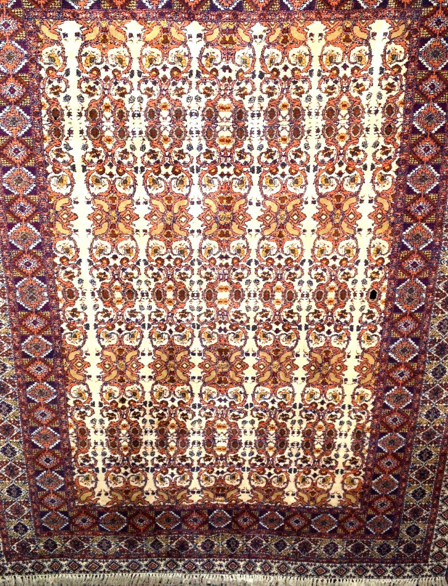 Marrakech Rug, 255 Cm X 355 Cm, Hand-knotted Wool Circa 1980, Moroccan Workshop, Perfect Condition-photo-2