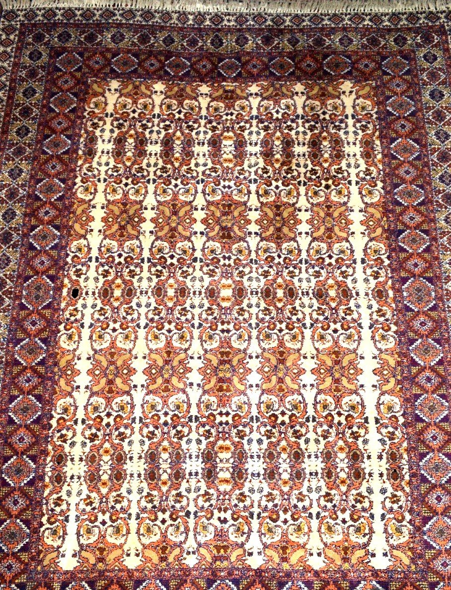 Marrakech Rug, 255 Cm X 355 Cm, Hand-knotted Wool Circa 1980, Moroccan Workshop, Perfect Condition-photo-3