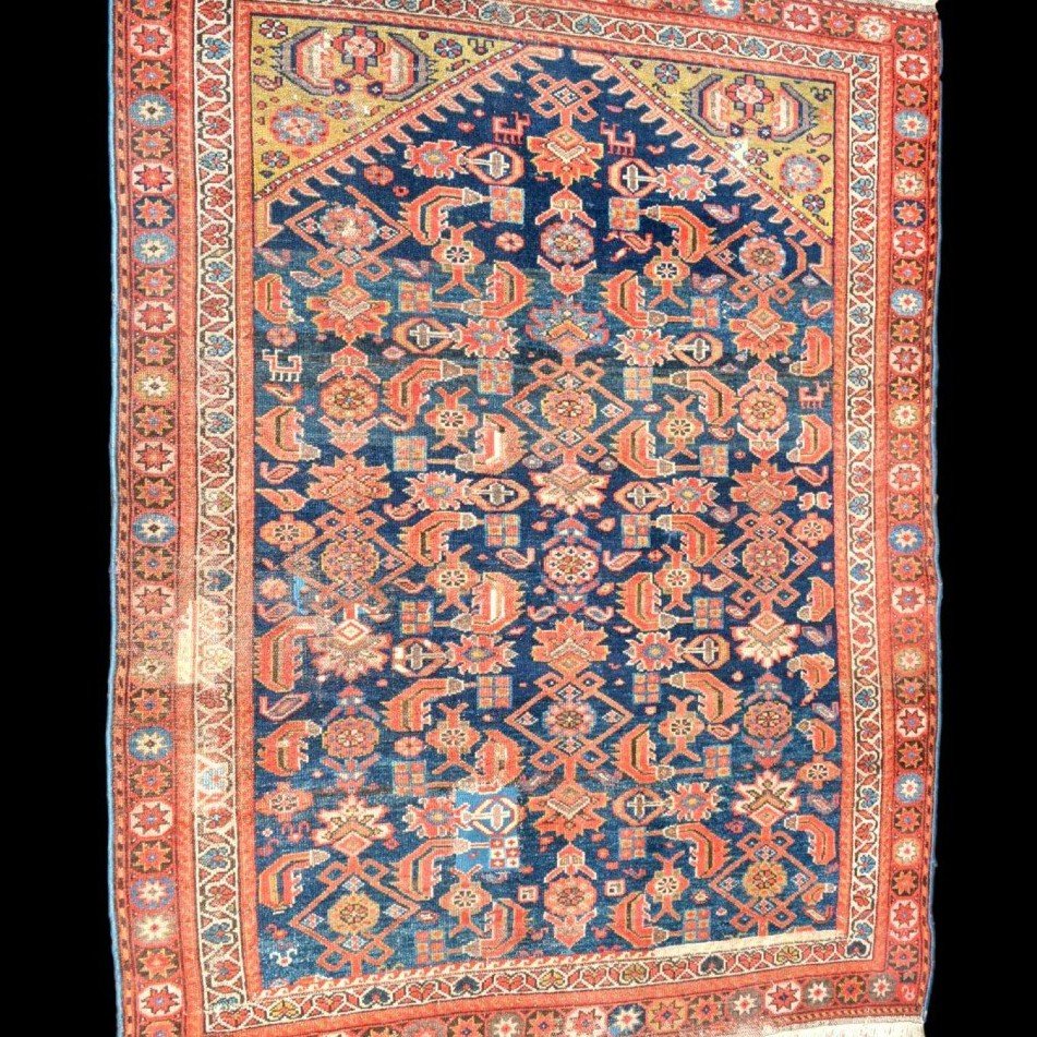 Antique Tchi-tchi Wedding Carpet, 142 X 193, Hand-knotted Wool, Chechnya, 1924, Caucasus -photo-2