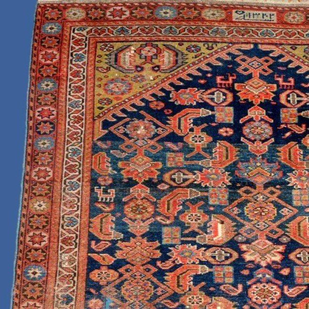 Antique Tchi-tchi Wedding Carpet, 142 X 193, Hand-knotted Wool, Chechnya, 1924, Caucasus -photo-2