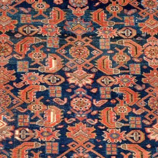 Antique Tchi-tchi Wedding Carpet, 142 X 193, Hand-knotted Wool, Chechnya, 1924, Caucasus 