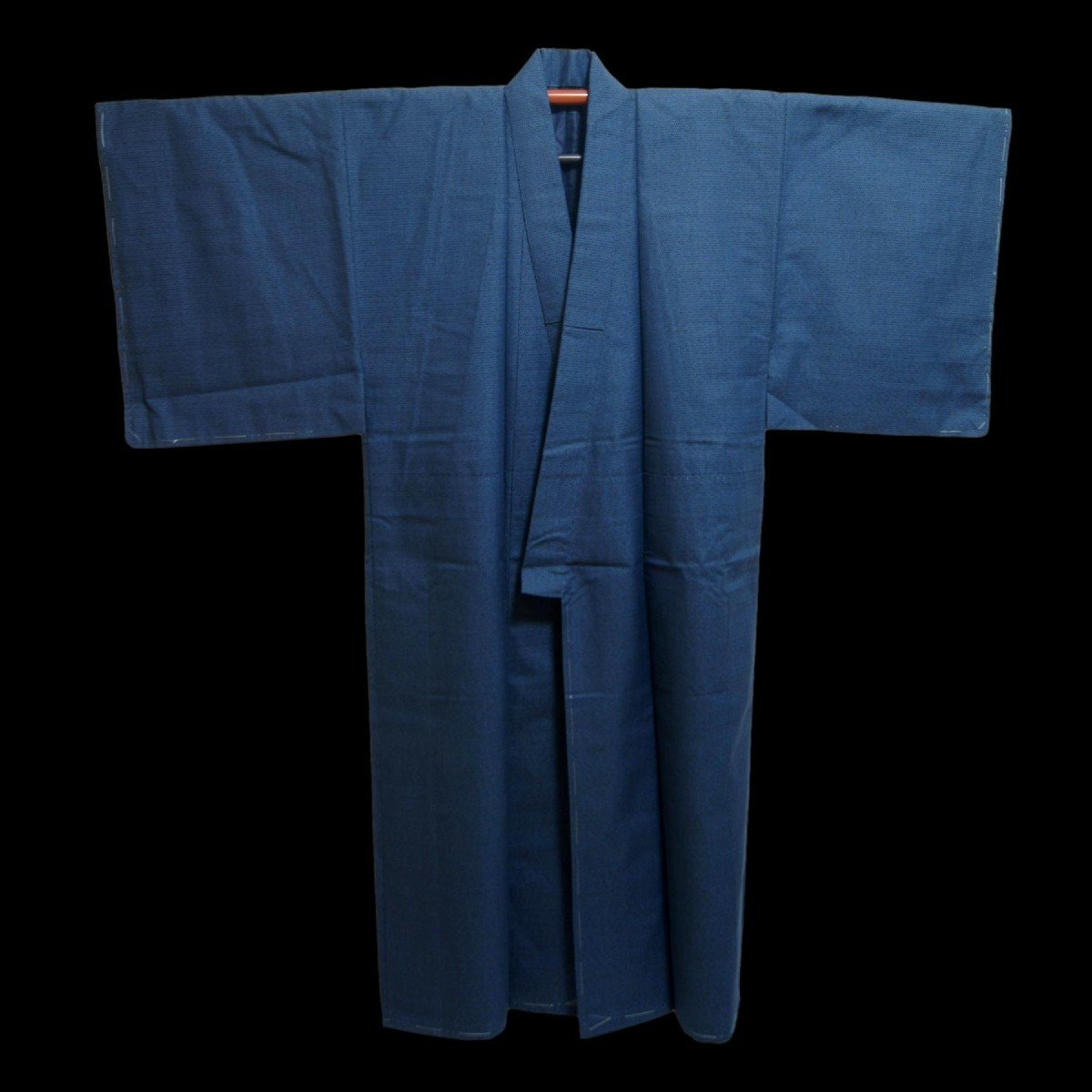 Kimono And Its Traditional Haori, Tsumugi In Silk On Silk, Japan Circa 1980, Never Used-photo-4