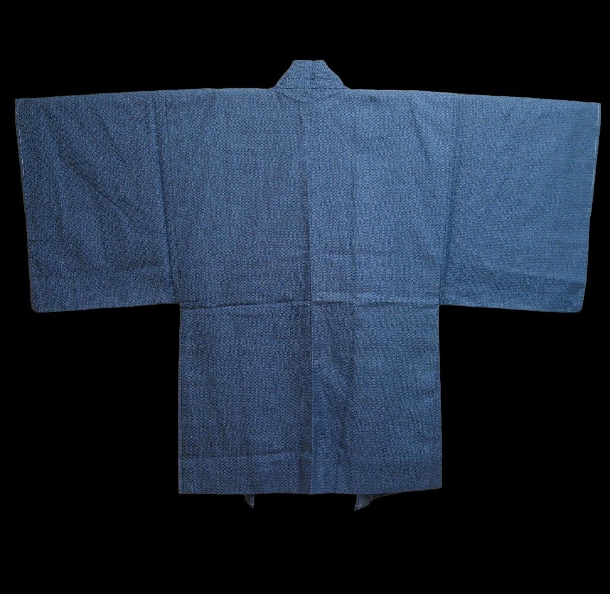 Kimono And Its Traditional Haori, Tsumugi In Silk On Silk, Japan Circa 1980, Never Used-photo-4