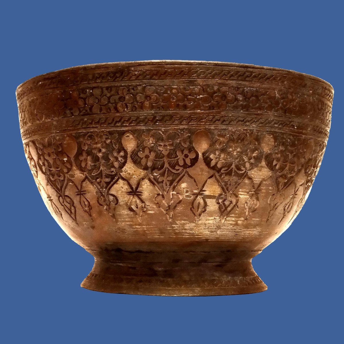 Islamic Basin, Tâs, Bowl, Tinned Copper, Trees Of Life, Afghanistan, Second Part Of The 19th Century-photo-4