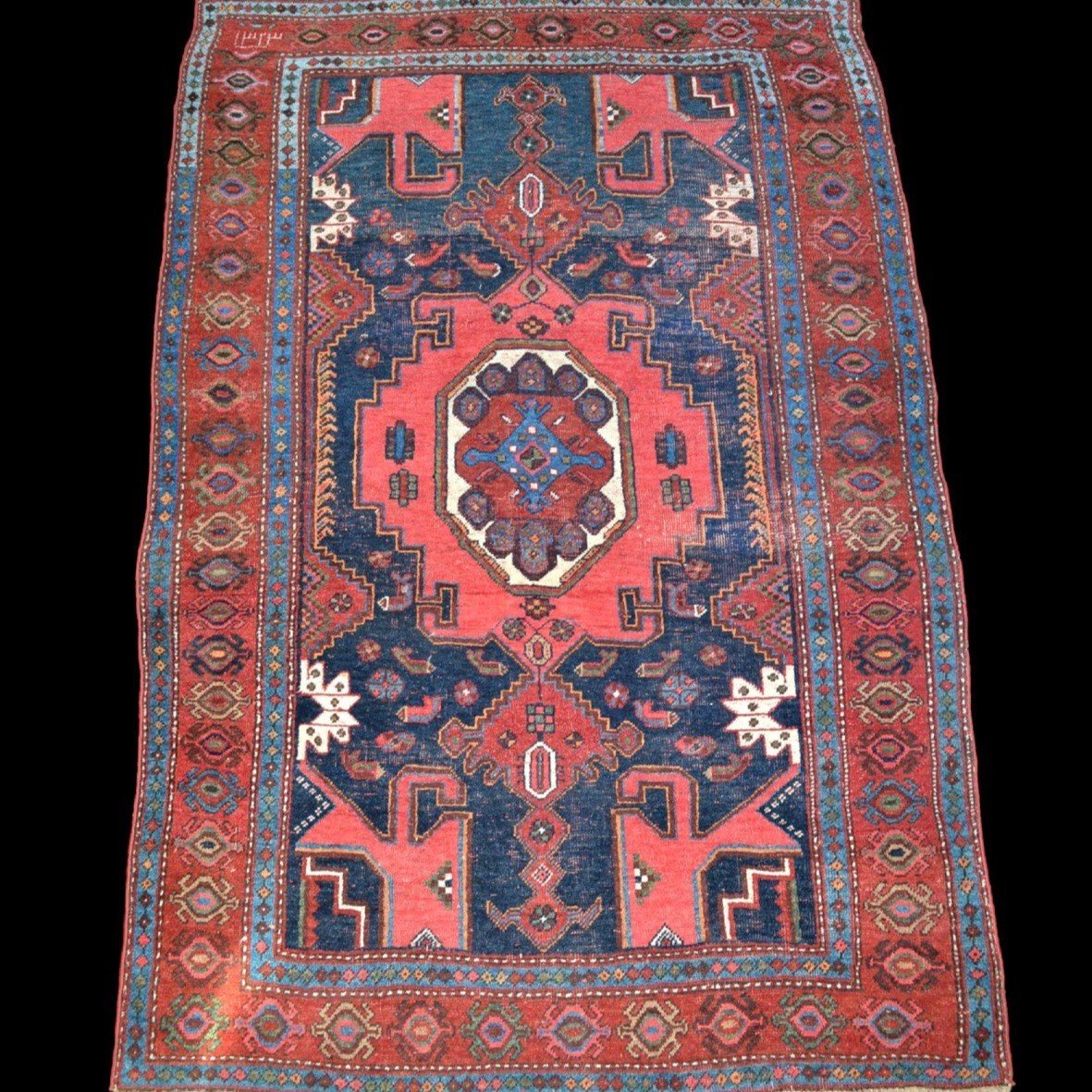 Kazak Lambalo Carpet, 125 X 194 Cm, Hand-knotted Wool, Caucasus, 1970-photo-2