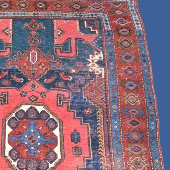 Kazak Lambalo Carpet, 125 X 194 Cm, Hand-knotted Wool, Caucasus, 1970-photo-1