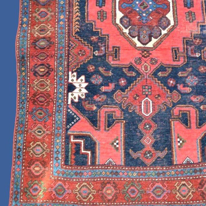 Kazak Lambalo Carpet, 125 X 194 Cm, Hand-knotted Wool, Caucasus, 1970-photo-3