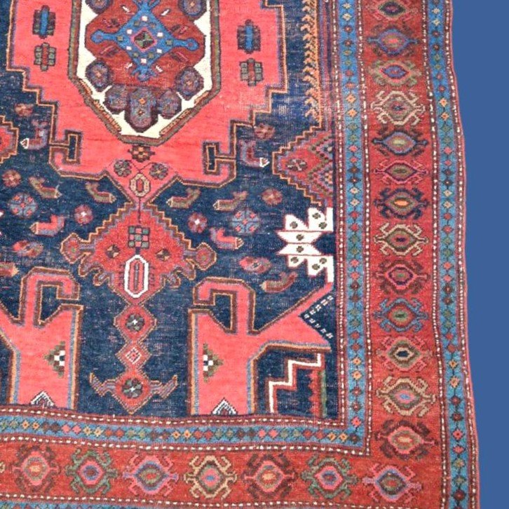 Kazak Lambalo Carpet, 125 X 194 Cm, Hand-knotted Wool, Caucasus, 1970-photo-4