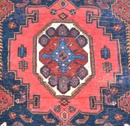 Kazak Lambalo Carpet, 125 X 194 Cm, Hand-knotted Wool, Caucasus, 1970-photo-5