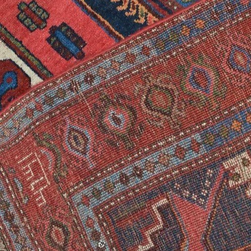 Kazak Lambalo Carpet, 125 X 194 Cm, Hand-knotted Wool, Caucasus, 1970-photo-7