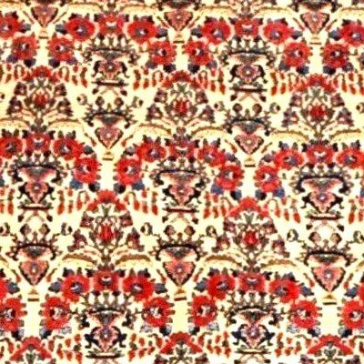 Tapis Abadeh , 162 x 220 cm, laine nouée main en Iran dans la première partie du XXème siècle