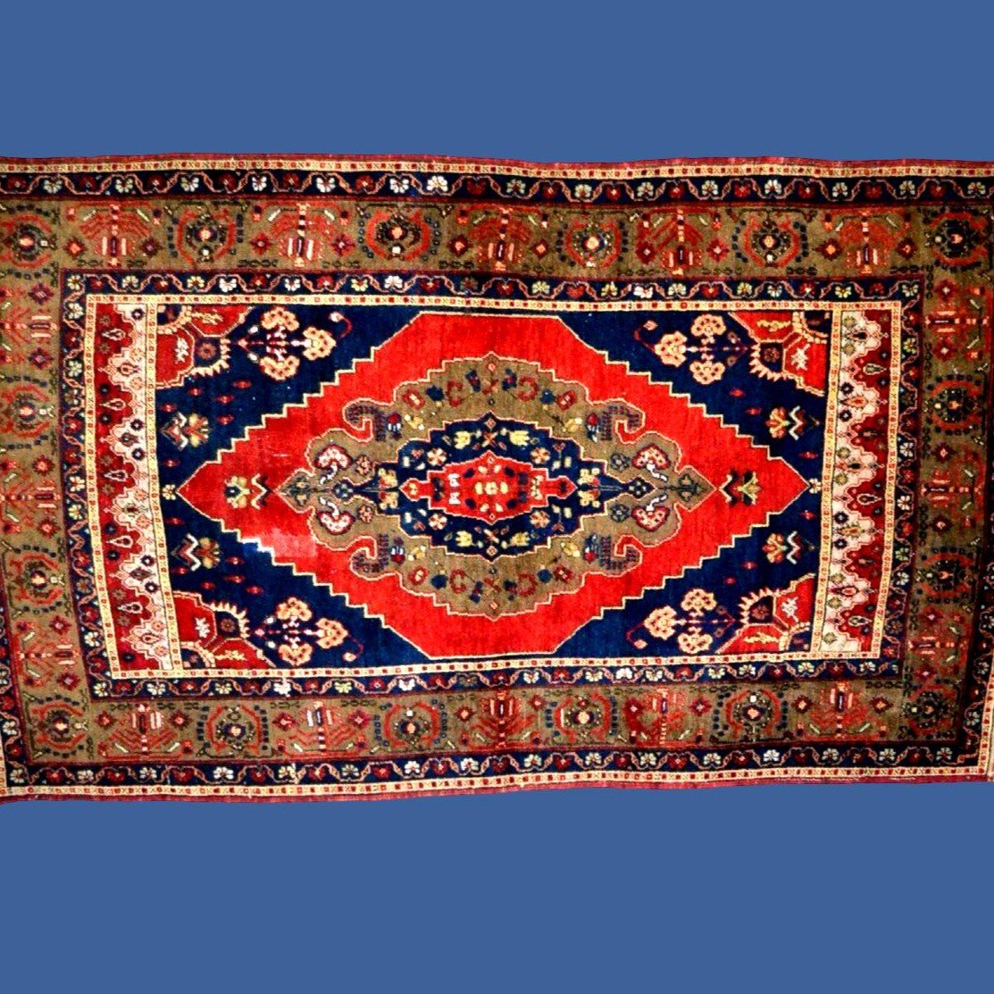 Antique Kutaya Or Kutalaya Rug, 114 X 192 Cm, Wool On Wool, Hand-knotted During The Ottoman Empire-photo-3