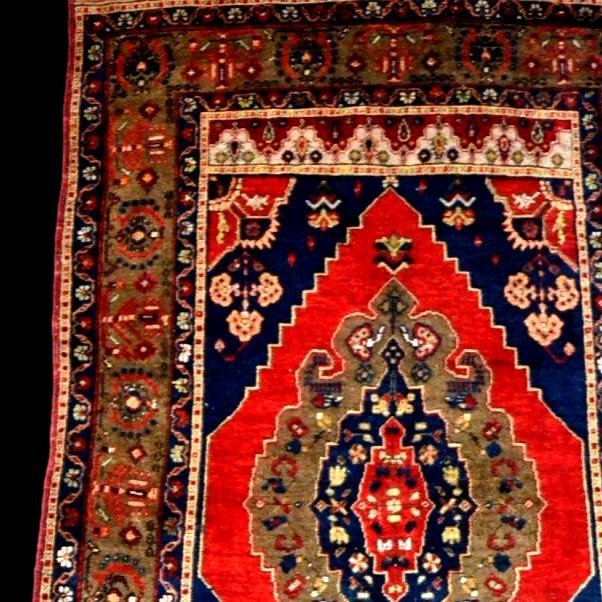 Antique Kutaya Or Kutalaya Rug, 114 X 192 Cm, Wool On Wool, Hand-knotted During The Ottoman Empire-photo-4