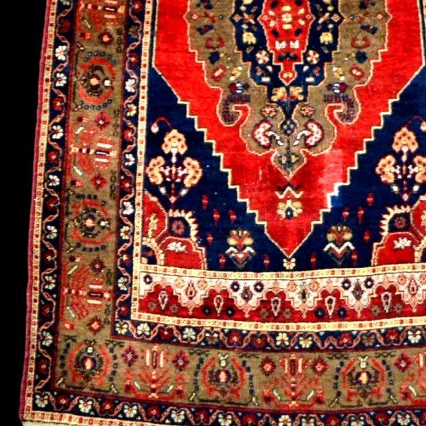 Antique Kutaya Or Kutalaya Rug, 114 X 192 Cm, Wool On Wool, Hand-knotted During The Ottoman Empire-photo-3