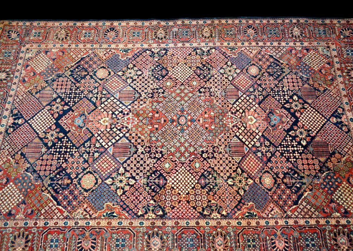 Tapis Samam ancien, 132 x 198 cm, laine nouée main en Iran vers 1920 - 1930, tapis méconnu-photo-4