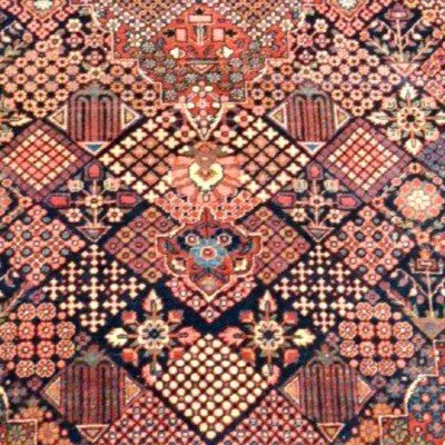 Tapis Samam ancien, 132 x 198 cm, laine nouée main en Iran vers 1920 - 1930, tapis méconnu-photo-4