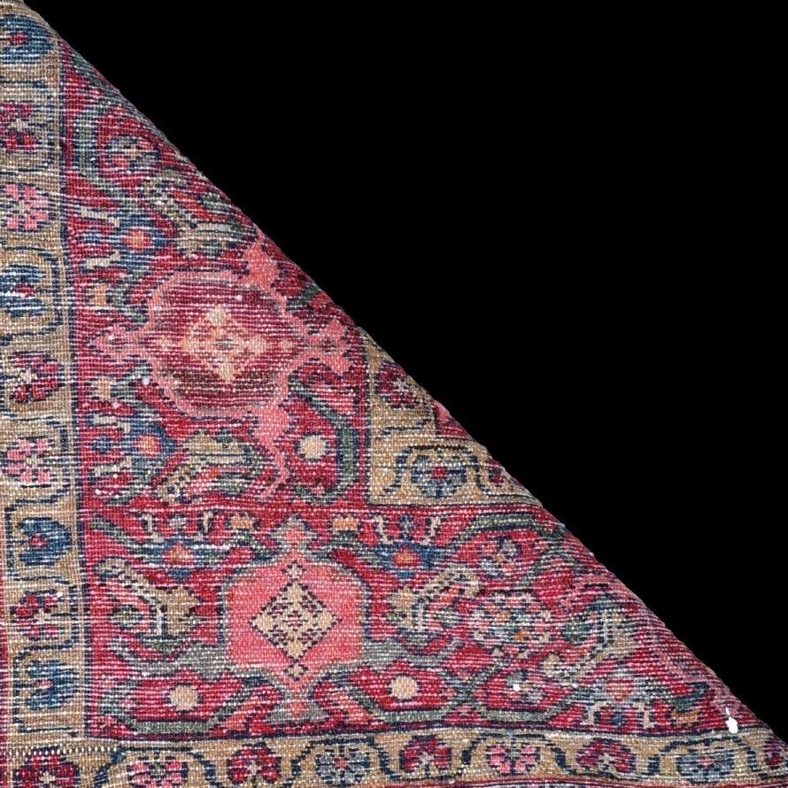 Malayer Carpet, 150 Cm X 217 Cm, Hand-knotted Wool In Iran Circa 1970 In Very Good Condition-photo-7