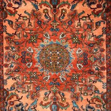 Tafresh Carpet, 132 X 202 Cm, Hand-knotted, Iran, Persia, Kadjar Dynasty, Second Part Of The 19th Century-photo-3