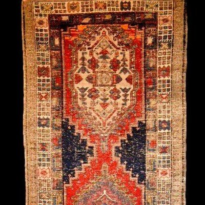 Sarab Gallery Rug Called "loafers" 103 X 455 Cm, Hand-knotted Wool, Iran, Late 19th Early 20th Century-photo-6