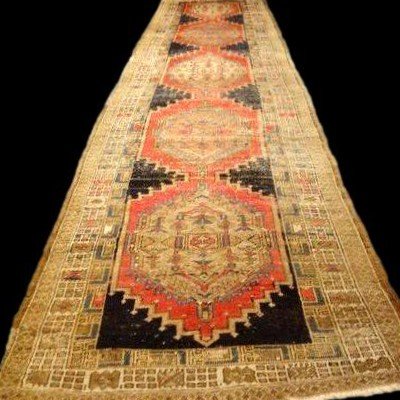 Mechkabad Gallery Rug, 87 Cm X 270 Cm, Hand-knotted Wool In Iran Circa 1970, Perfect Condition-photo-8