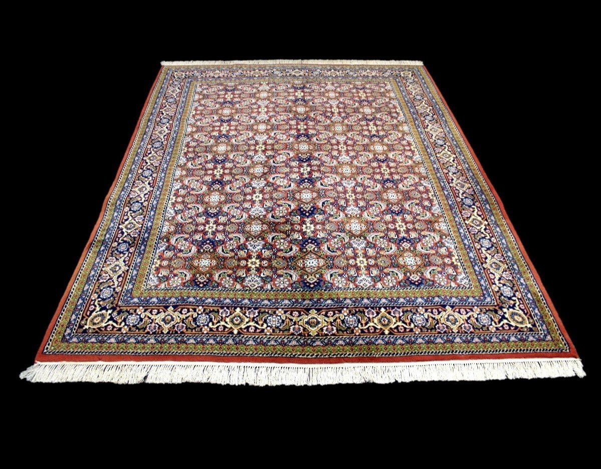 Tapis Tabriz Khoy, 195 cm x 258 cm, laine nouée main vers 1980 en très bon état-photo-2