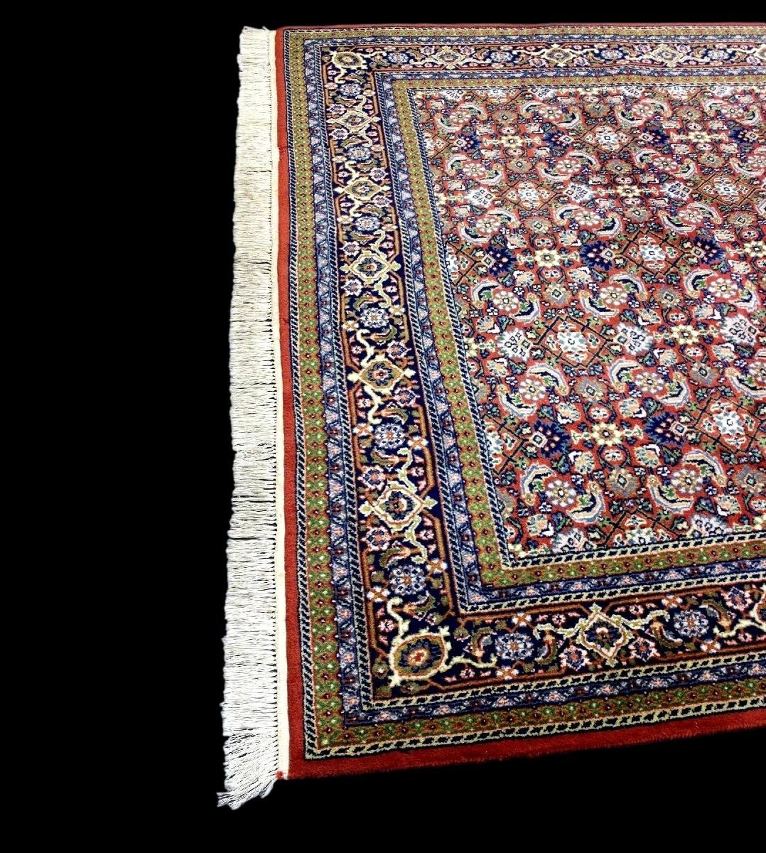 Tapis Tabriz Khoy, 195 cm x 258 cm, laine nouée main vers 1980 en très bon état-photo-3