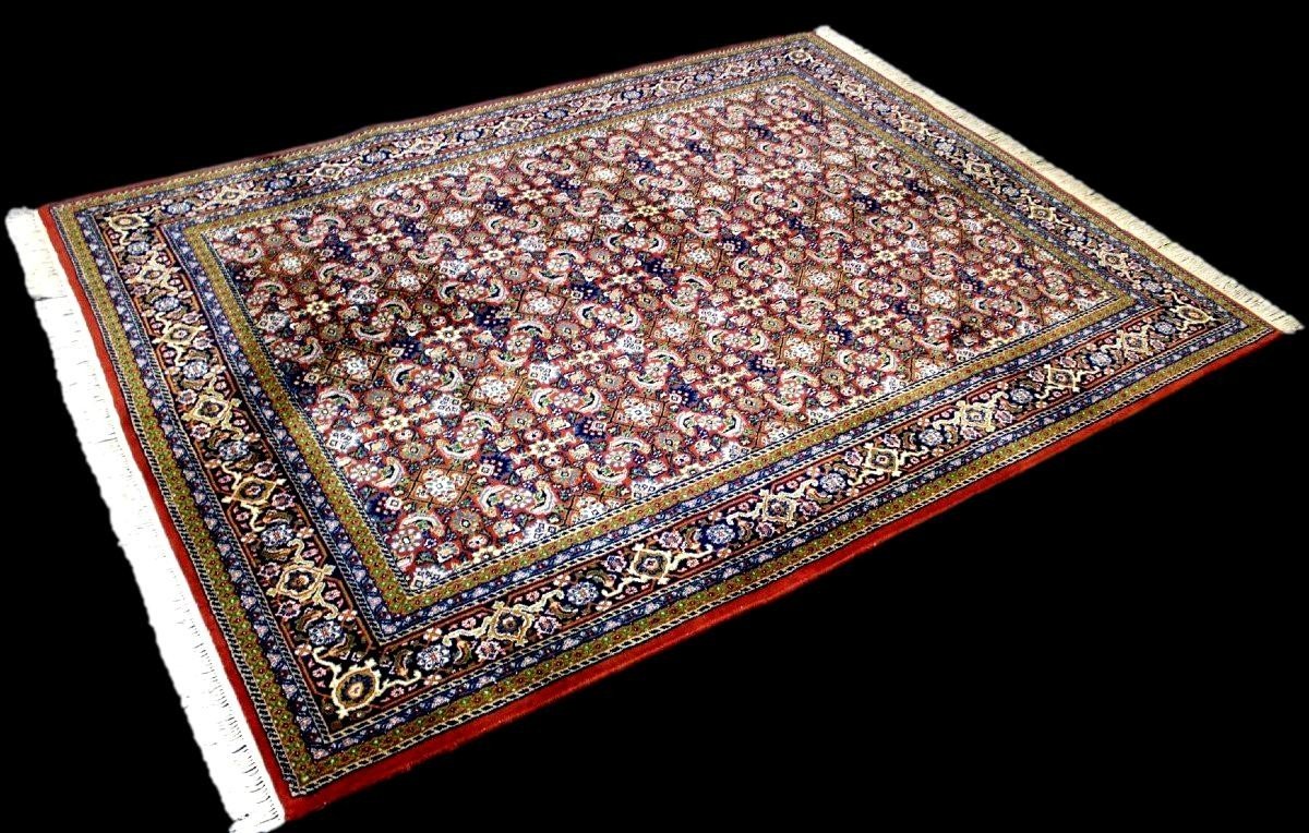 Tapis Tabriz Khoy, 195 cm x 258 cm, laine nouée main vers 1980 en très bon état-photo-2