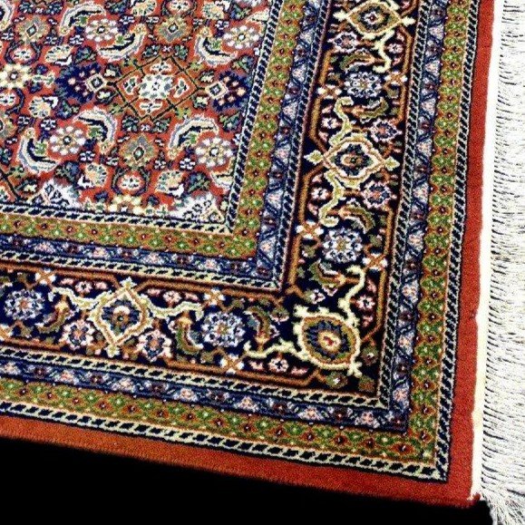 Tapis Tabriz Khoy, 195 cm x 258 cm, laine nouée main vers 1980 en très bon état-photo-3