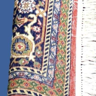 Tapis Tabriz Khoy, 195 cm x 258 cm, laine nouée main vers 1980 en très bon état-photo-7