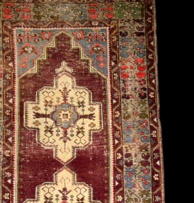 Moudjour Tribal Rug, Anatolia, 115 Cm X 220 Cm, Wool On Wool, Hand-knotted Before 1950, -photo-1