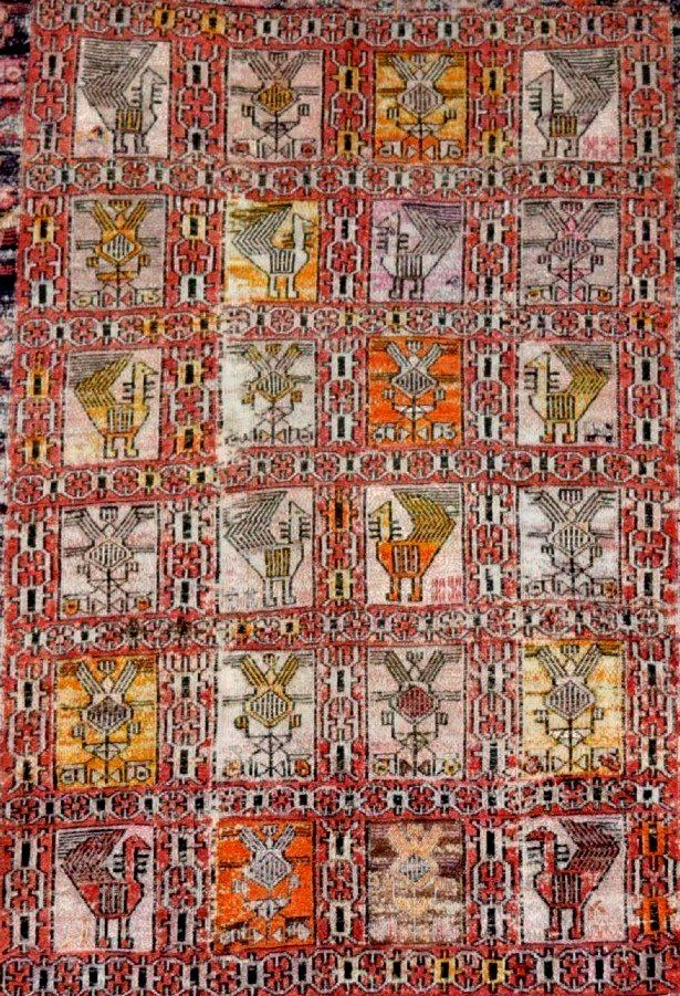 Rug - Kilim Soumak, 100 X 150 Cm, Finely Hand-knotted Wool In The Caucasus, Mid-20th Century-photo-4