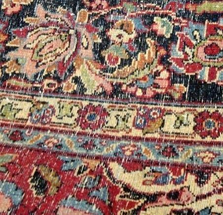 Macchad Rug, Beautiful Persian, 137 X 230 Cm, Hand-knotted Wool In Iran Around 1950, In Good Condition-photo-8