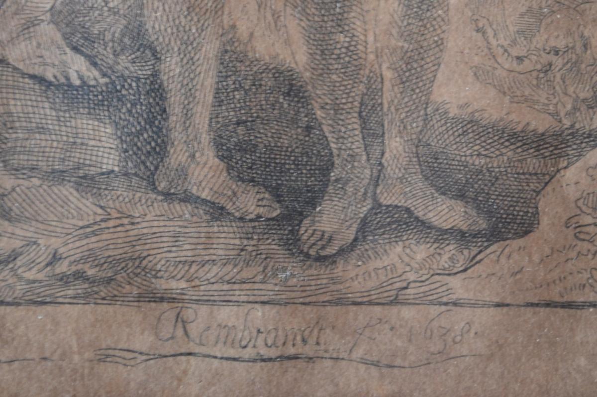 Rembrandt , Engraving Early XIXc 1808 / 1809, Edition Basan-photo-2