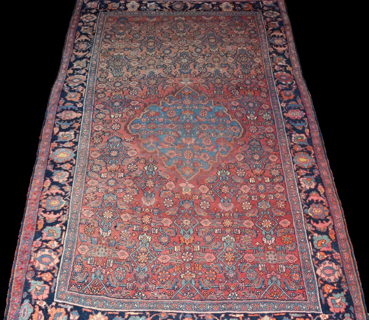 Persian Bidjar Antique Rug, 135 X 218 Cm, Iran, Hand Knotted Wool, 1920/1930-photo-2