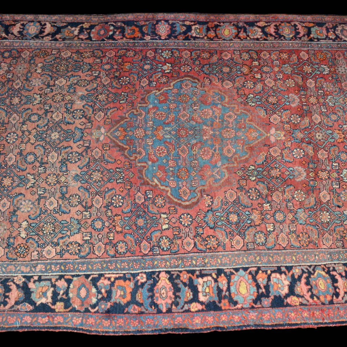 Persian Bidjar Antique Rug, 135 X 218 Cm, Iran, Hand Knotted Wool, 1920/1930-photo-4