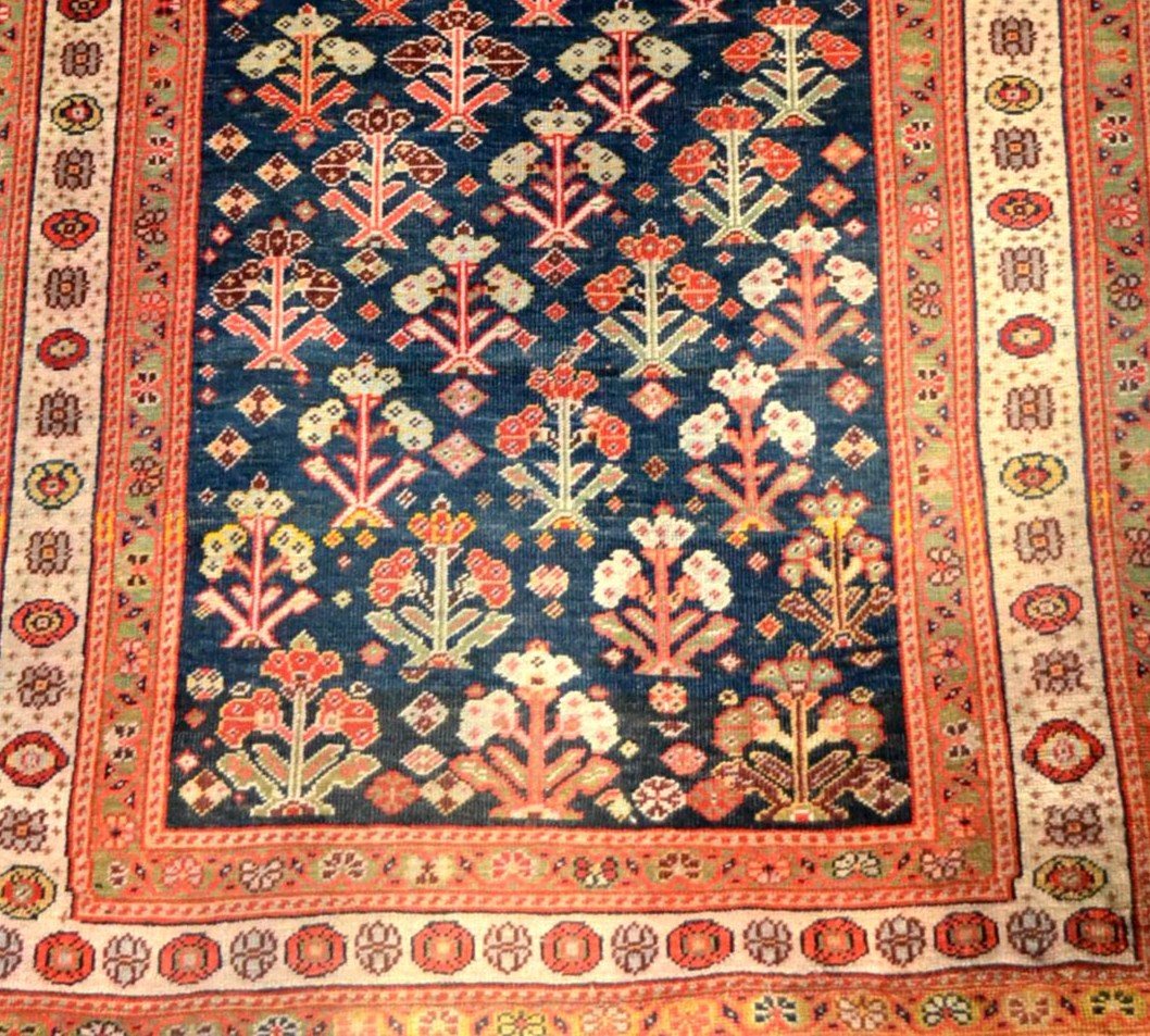 Tapis Kouba ancien, Caucase, 83 cm x 133 cm, laine sur laine, début du XXème siècle-photo-1