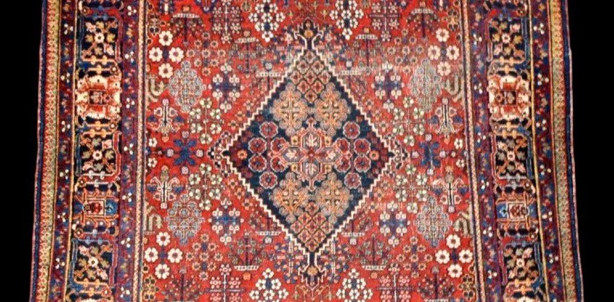 Tapis Persan Joshagan, 128 cm x 202 cm, laine, Iran, Perse, première partie du XXème siècle-photo-1