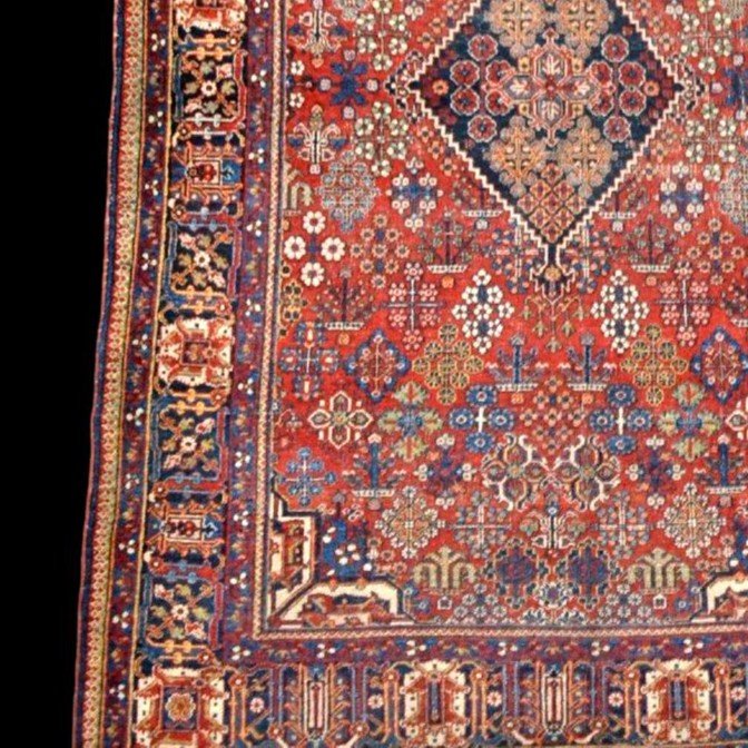 Tapis Persan Joshagan, 128 cm x 202 cm, laine, Iran, Perse, première partie du XXème siècle-photo-2