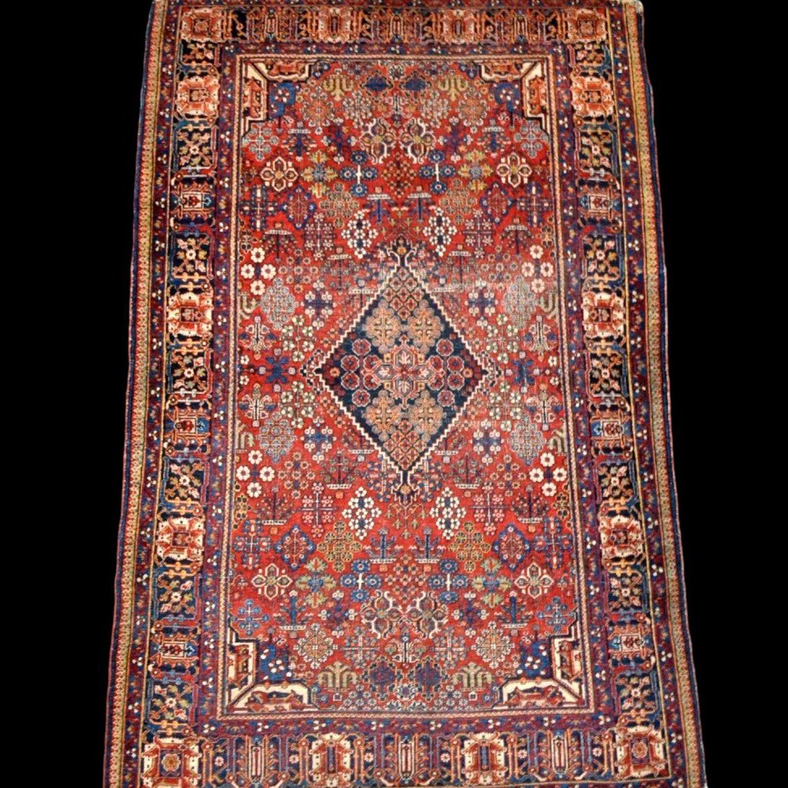 Tapis Persan Joshagan, 128 cm x 202 cm, laine, Iran, Perse, première partie du XXème siècle