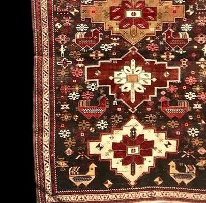 Chirvan Akstafa Rug, Caucasus, 143 Cm X 237 Cm, Wool, Late 19th Century-photo-2