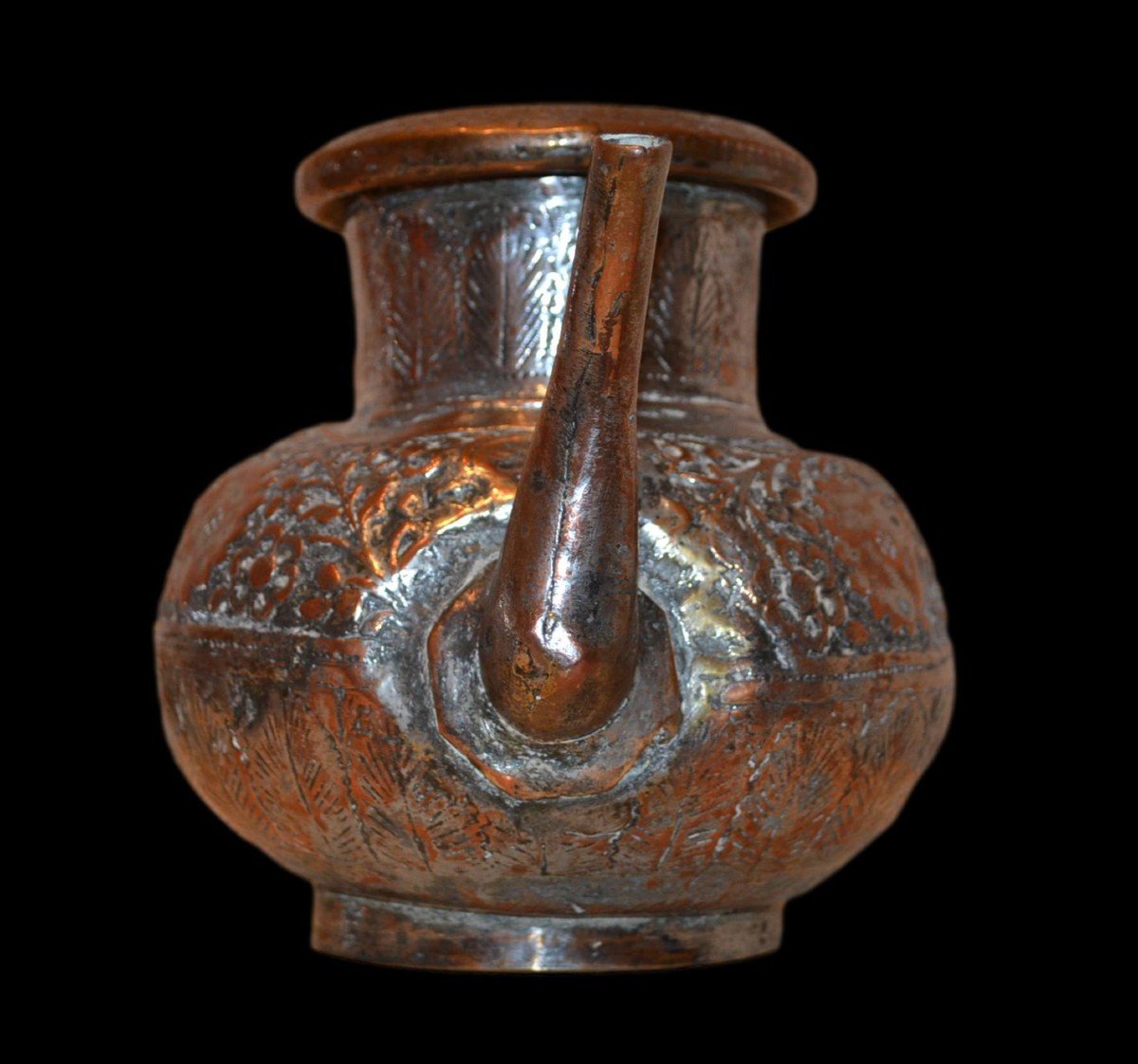 Kindi, Holy Water Pot, North India, Copper And Bronze, 19th Century-photo-3