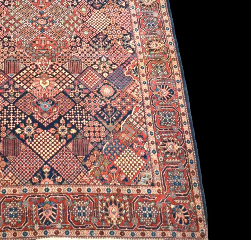 Antique Rug, Persian Samam, 132 X 198 Cm, Finely Hand-knotted Wool, Iran, Early 20th Century-photo-3