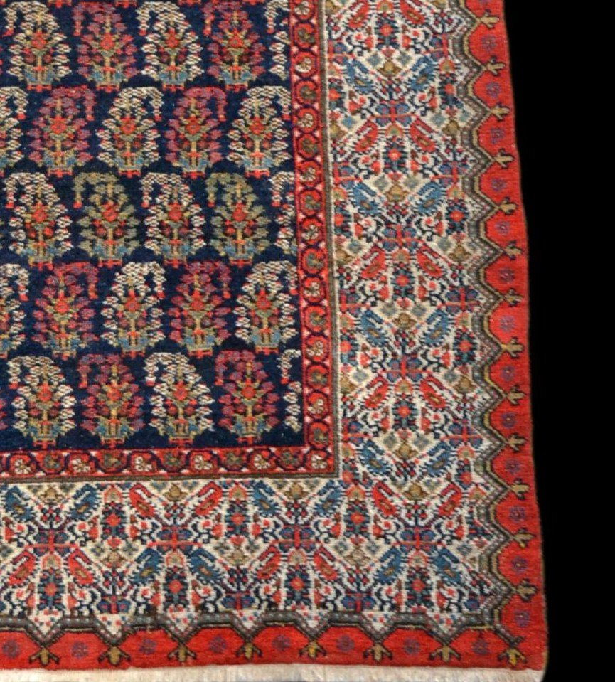 Antique Kashkai Rug, 127 Cm X 192 Cm, Hand-knotted Wool On Wool, Persia (iran) 19th Century-photo-3