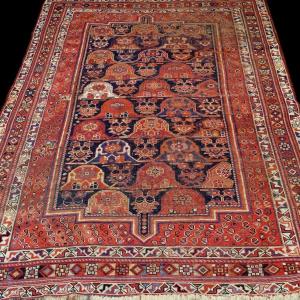 Old Afshar Rug, 152 Cm X 240 Cm, Hand-knotted Wool On Wool Around 1900 In Persia, Iran, 
