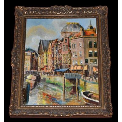 Proantic: Tableau Peinture Huile Sur Toile vincenzo Abbati