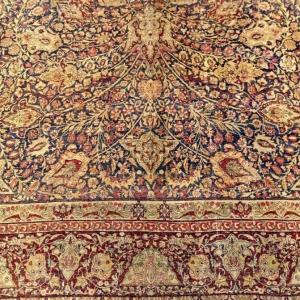 Antique Kirman Rug, 1880, Signed, 355 X 457 Cm, Hand-knotted Wool, Persia, Iran, Museum Quality