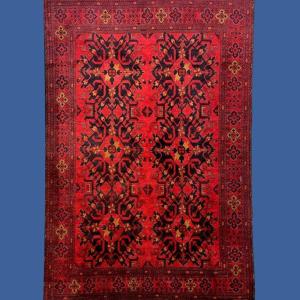 Turkmen Carpet, Central Asia, 198 Cm X 298 Cm, Hand-knotted Wool In Turkmenistan 1970, Perfect