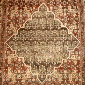 Antique Tabriz Rug Hadji Jalili, 122 X 182 Cm, Hand-knotted Wool & Silk, Iran, Persia, Kadjar