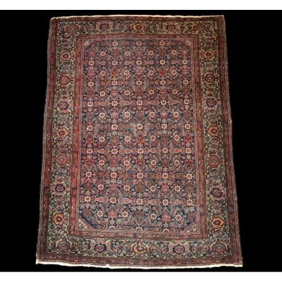 Old Persian Feraghan Rug, 131 Cm X 185 Cm, Iran, 19th Century, Good Condition Collection